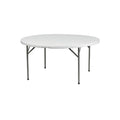 5-Foot Plastic Round Banquet Table (60")