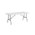 6-Foot Plastic Rectangular Banquet Table (72"x30")